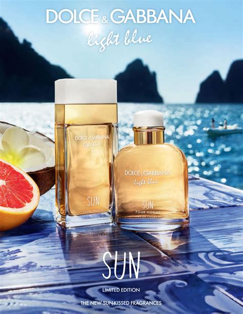 dolce gabbana light blue sun perfume|Dolce & Gabbana light blue fragrantica.